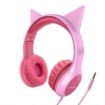 Wired Foldable Cat Ear Headphones...